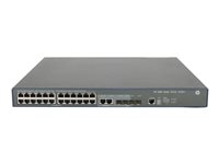 HPE 3600-24-PoE+ v2 SI - Commutateur - C3 - Géré - 24 x 10/100 (PoE+) + 4 x Gigabit SFP + 2 x 10/100/1000 partagé - Montable sur rack - PoE+ (720 W) JG306C