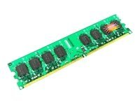 Transcend - DDR2 - 512 Mo - DIMM 240 broches - 800 MHz / PC2-6400 - CL5 - 1.8 V - mémoire sans tampon - NON ECC - pour ASUS M2N-SLI Deluxe; MSI K9N Diamond, K9N Neo-F, K9N Platinum, K9N SLI Platinum TS64MLQ64V8J