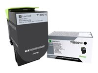 Lexmark - Noir - original - cartouche de toner LCCP, LRP - pour Lexmark CS317dn, CX317dn 71B0010