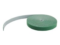 StarTech.com Rouleau de ruban à bouclettes auto-grippantes - 7,6 m - Vert - Gestion des cables - Reutilisable (HKLP25GN) - Fermeture adhésive - 7.62 m - vert - pour P/N: CABSHF2POST2, HKLP25, HKLP25BL, HKLP25RD, HKLP25YW HKLP25GN