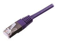 Uniformatic - Cordon de raccordement - RJ-45 (M) pour RJ-45 (M) - 1 m - FTP - CAT 6 - moulé, bloqué - violet 23721