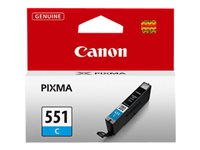 Canon CLI-551C - 7 ml - cyan - original - réservoir d'encre - pour PIXMA iP8750, iX6850, MG5550, MG5650, MG5655, MG6450, MG6650, MG7150, MG7550, MX725, MX925 6509B001