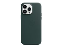 Apple - Coque de protection pour téléphone portable - avec MagSafe - cuir - vert forêt - pour iPhone 14 Pro Max MPPN3ZM/A