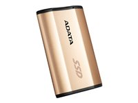 ADATA SE730H - Disque SSD - 512 Go - externe (portable) - USB 3.1 Gen 2 (USB-C connecteur) - or ASE730H-512GU31-CGD