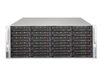 Supermicro SC846 BE1C-R1K03JBOD - Rack-montable - 4U - SATA/SAS - hot-swap 1000 Watt - noir CSE-846BE1C-R1K03JBOD