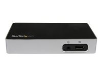 StarTech.com Station d'accueil USB 3.0 universelle PC portable - Réplicateur de ports DisplayPort 4K / USB 3.0 / GbE avec audio - Station d'accueil - USB - DP - GigE - pour P/N: ARMPIVOT, ARMPIVOTE, ARMPIVSTND, ARMSLIM, ARMUNONB, LTLOCK USB3VDOCK4DP