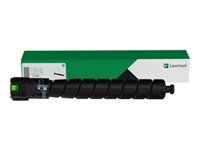 Lexmark - Cyan - original - cartouche de toner - pour Lexmark CS943de, CX942adse, CX943adtse, CX943adxse, CX944adtse, CX944adxse 24B7523