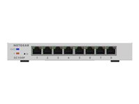 NETGEAR Smart GC108P - Commutateur - L3 Lite - intelligent - 8 x 10/100/1000 (PoE+) - de bureau, fixation murale - PoE+ (64 W) GC108P-100PES