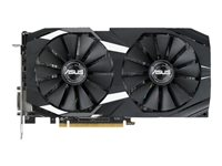 ASUS DUAL-RX580-8G - Carte graphique - Radeon RX 580 - 8 Go GDDR5 - PCIe 3.0 x16 - DVI, 2 x HDMI, 2 x DisplayPort 90YV0AQ3-M0NA00