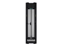 HPE 800mm x 1200mm G2 Enterprise Shock Rack - Rack - Noir avec des touches d'argent - 48U - 19" P9K58A