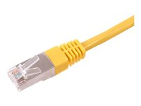 Uniformatic - Cordon de raccordement - RJ-45 (M) pour RJ-45 (M) - 1 m - FTP - CAT 6 - sans halogène, moulé, bloqué - jaune 23361