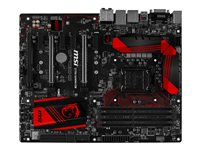 MSI Z170A Gaming M5 - Carte-mère - ATX - Socket LGA1151 - Z170 - USB 3.1 Gen 1, USB-C Gen2, USB 3.1 Gen 2 - Gigabit LAN - carte graphique embarquée (unité centrale requise) - audio HD (8 canaux) Z170A GAMING M5