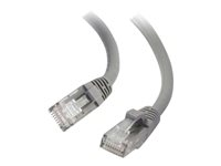 C2G - Cordon de raccordement - RJ-45 (M) pour RJ-45 (M) - 3 m - UTP - CAT 6 - démarré, sans crochet - gris 82493