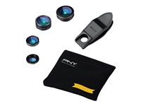 PNY 4-IN-1 Lens - Kit de lentilles de conversion LNS-4N1-02-RB