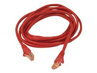 Belkin - Cordon de raccordement - RJ-45 (M) pour RJ-45 (M) - 15 m - CAT 5e - Moulé, Sans crochet - rouge - pour Omniview SMB 1x16, SMB 1x8; OmniView SMB CAT5 KVM Switch A3L791B15M-REDS