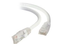 C2G - Cordon de raccordement - RJ-45 (M) pour RJ-45 (M) - 3 m - UTP - CAT 6a - démarré, sans crochet - blanc 82529