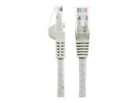 StarTech.com Câble Ethernet CAT6 3m - LSZH (Low Smoke Zero Halogen) - Cordon RJ45 UTP Anti-accrochage 10 GbE LAN - Câble Réseau Internet 650MHz 100W PoE - Gris - Snagless - 24AWG (N6LPATCH3MGR) - Cordon de raccordement - RJ-45 (M) pour RJ-45 (M) - 3 m - 6 mm - UTP - CAT 6 - sans crochet - gris N6LPATCH3MGR