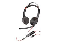 Plantronics Blackwire 5220 - 5200 Series - micro-casque - sur-oreille - filaire - USB, jack 3,5mm 207576-03