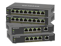 NETGEAR Plus GS305EPP - Commutateur - intelligent - 5 x 10/100/1000 (4 PoE+) - de bureau, fixation murale - PoE+ (120 W) GS305EPP-100PES