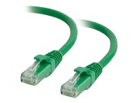 C2G - Cordon de raccordement - RJ-45 (M) pour RJ-45 (M) - 3 m - UTP - CAT 6 - démarré, sans crochet - vert 82469