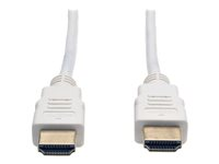 Tripp Lite 6ft High Speed HDMI Cable Digital Video with Audio 4K x 2K M/M White 6' - Câble HDMI - HDMI (M) pour HDMI (M) - 1.83 m - double blindage - blanc P568-006-WH