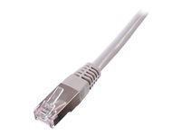 Uniformatic - Cordon de raccordement - RJ-45 (M) pour RJ-45 (M) - 1.5 m - FTP - CAT 6 - moulé, bloqué - gris 23024