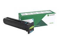 Lexmark - À rendement élevé - cyan - original - cartouche de toner LCCP, LRP - pour Lexmark CX820de, CX820dtfe, CX825de, CX825dte, CX825dtfe, CX860de, CX860dte, CX860dtfe 82K2HC0