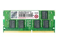 Transcend - DDR4 - module - 4 Go - SO DIMM 260 broches - 2400 MHz / PC4-19200 - CL17 - 1.2 V - mémoire sans tampon - non ECC TS512MSH64V4H