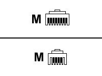 Cisco - Câble réseau - RJ-45 (M) pour RJ-11 (M) - pour Cisco 831, 836, 837 CAB-ADSL-RJ45=