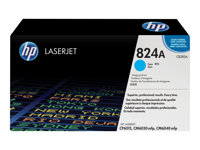 HP 824A - Kit tambour - 1 x cyan - 23000 pages - pour Color LaserJet CL2000, CM6030, CM6040, CP6015 CB385A?LIMAGRAIN