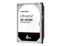 WD Ultrastar DC HC310 HUS726T4TAL4205 - Disque dur - chiffré - 4 To - interne (de bureau) - 3.5" (dans un support de 3,5") - SAS 12Gb/s - 7200 tours/min - mémoire tampon : 256 Mo - FIPS - cryptage TCG avec FIPS 0B36019