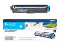 Brother TN242C - Cyan - originale - cartouche de toner - pour Brother DCP-9017, DCP-9022, HL-3142, HL-3152, HL-3172, MFC-9142, MFC-9332, MFC-9342 TN242C