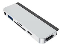 HyperDrive 6-in-1 Hub - Station d'accueil - USB-C - HDMI - pour Apple 10.9-inch iPad Air; 11-inch iPad Pro; 12.9-inch iPad Pro; iPad mini HD319B-SILVER