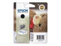 Epson T0611 - 8 ml - noir - original - blister - cartouche d'encre - pour Stylus D68, D88, DX3800, DX3850, DX4200, DX4250, DX4800, DX4850 C13T06114010